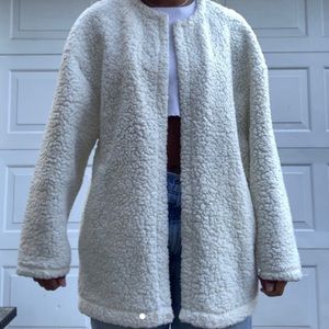 Faux fur cardigan/jacket